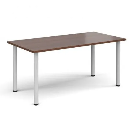 Rectangular radial leg meeting table