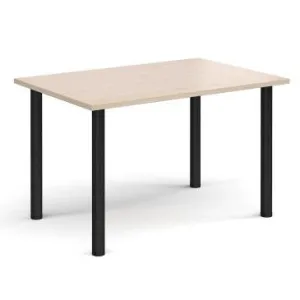 Rectangular radial leg meeting table