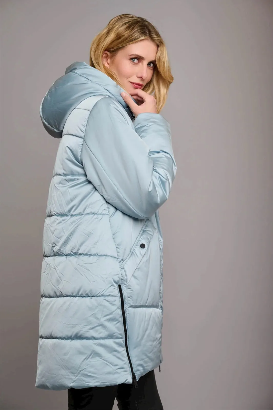 Rino & Pelle Jouke Padded Coat - Blue Haze