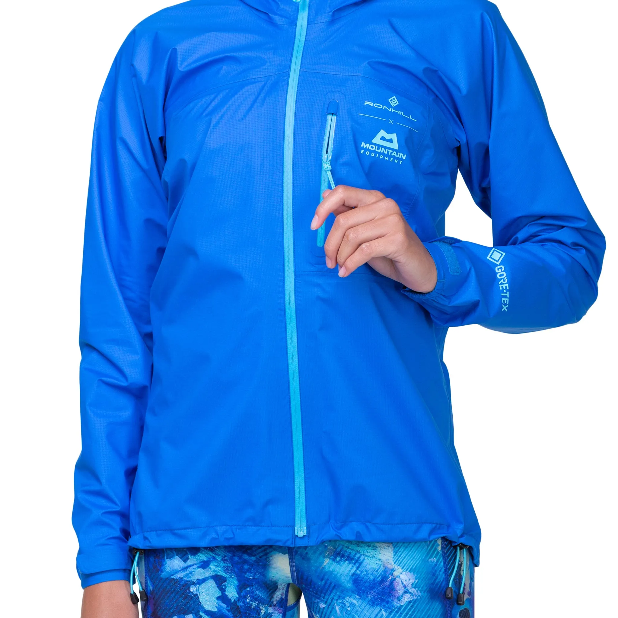 Ronhill Tech Gore Tex Mercurial Jacket Women's Electric Blue Aquamint