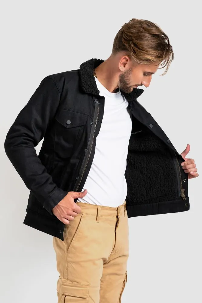 SHERPA JACKET BLACK SELVEDGE