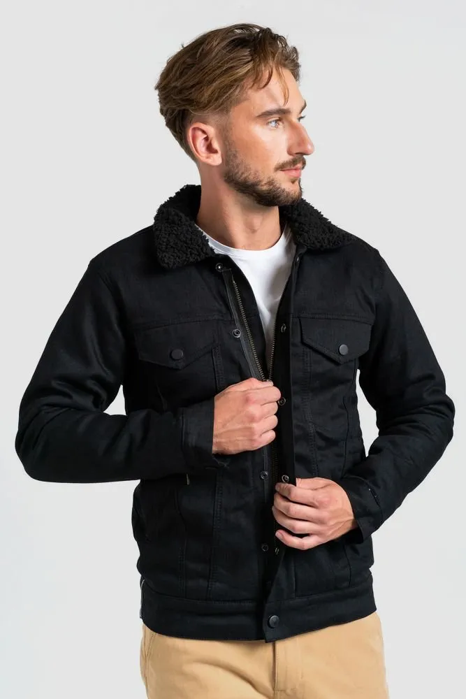 SHERPA JACKET BLACK SELVEDGE