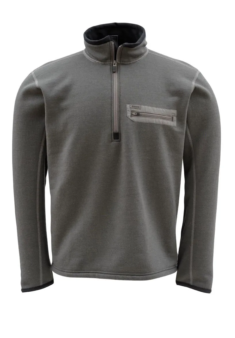 Simms Montana Techwool Zip Top Pullover