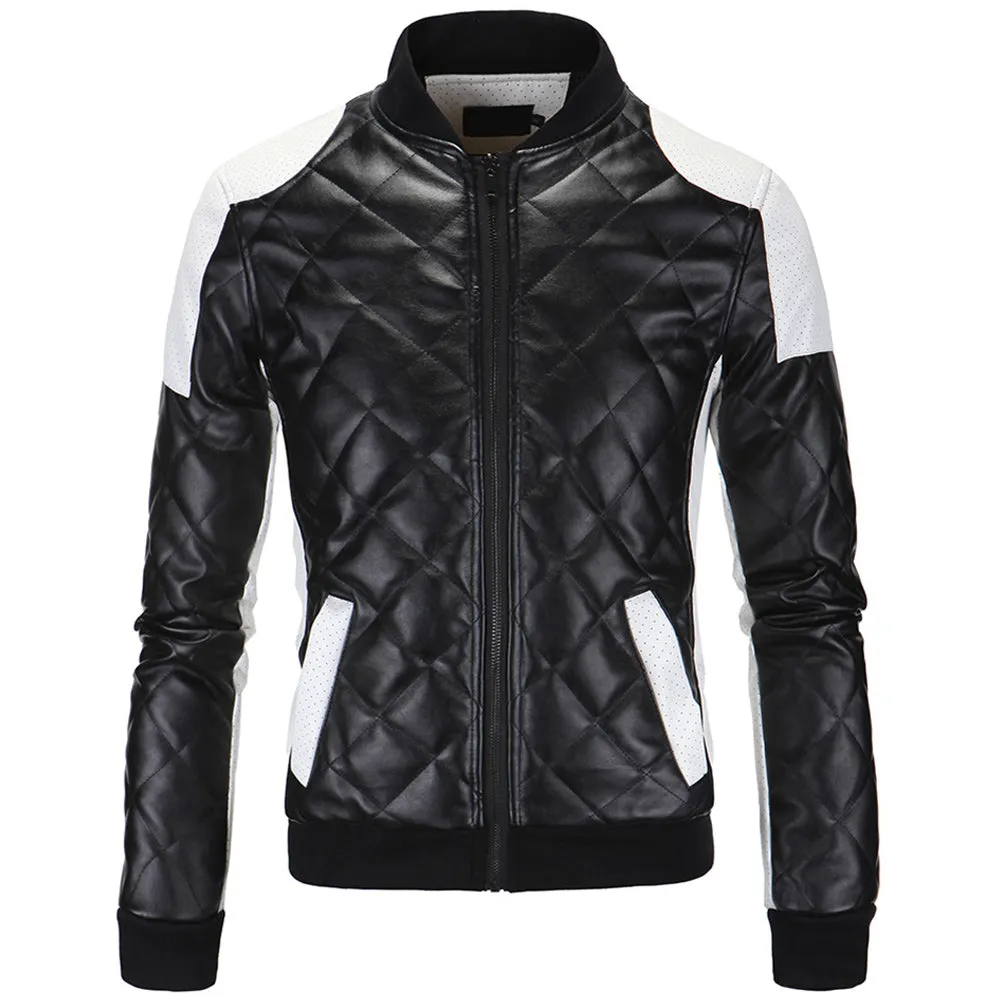 Slim Fit Baseball Jacket Coat Padded Jacket