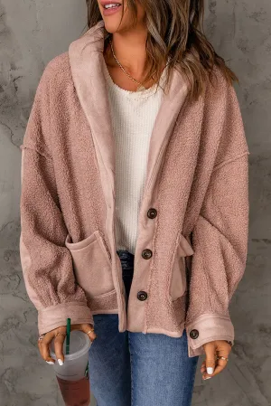 Suede Sherpa Loose Jacket