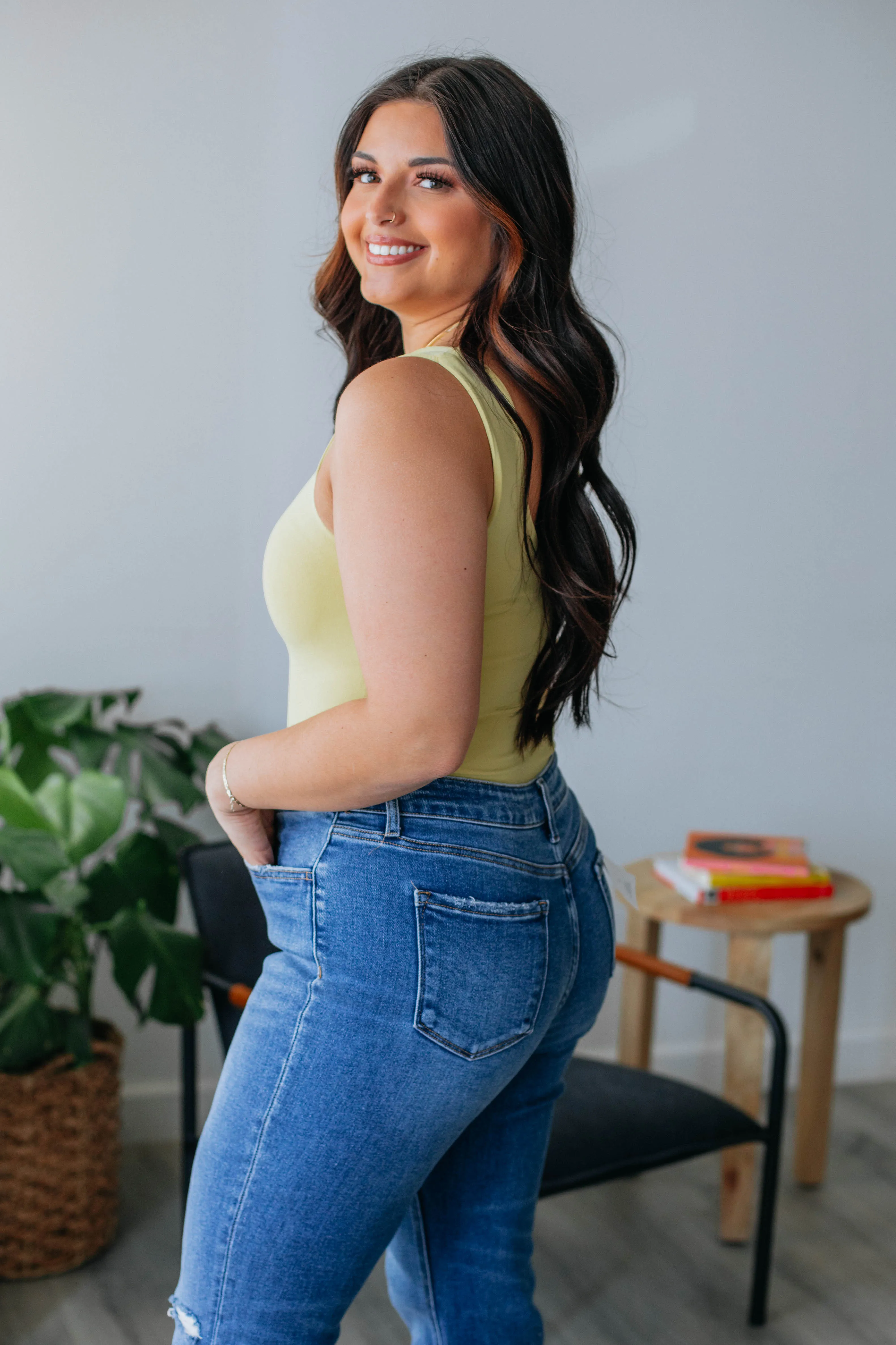 Sweet & Simple Bodysuit - Avocado