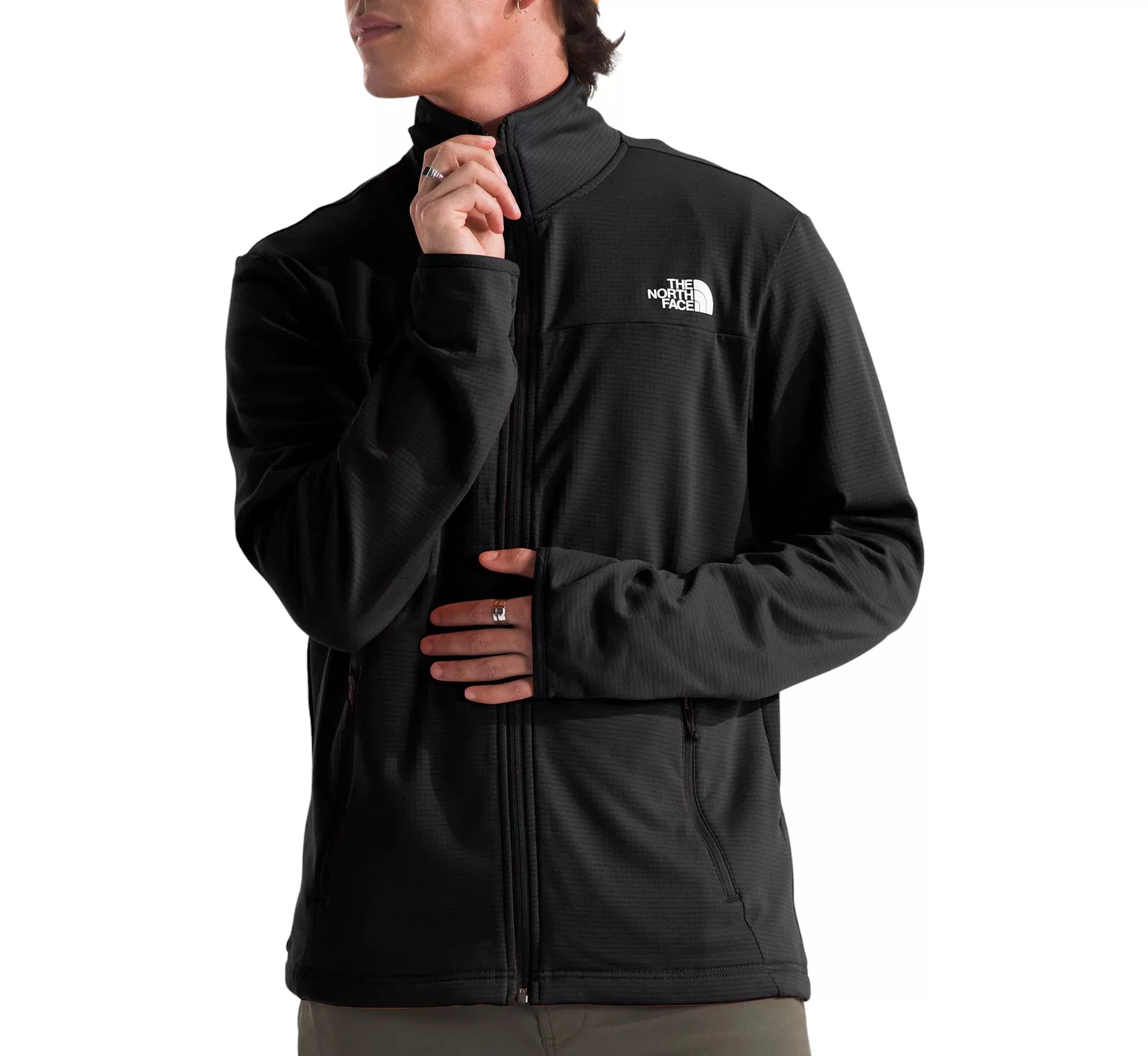 The North Face Men's Cedar Trail Grid Fleece Full Zip Jacket