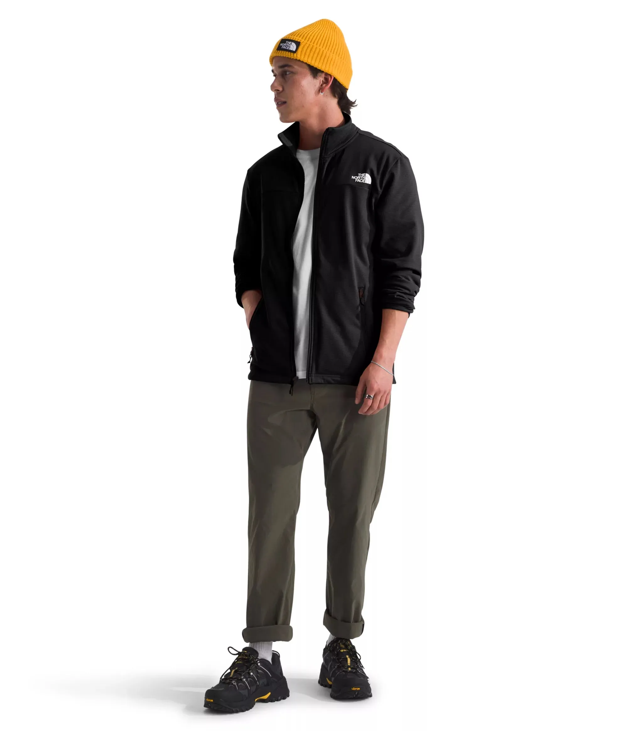 The North Face Men's Cedar Trail Grid Fleece Full Zip Jacket