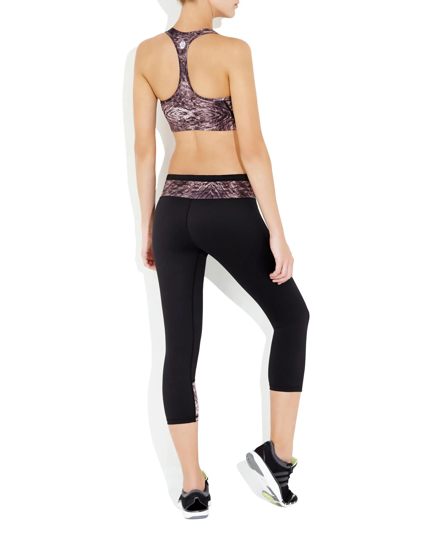 Vibeke - Lava - Performance Crop Compression Tights