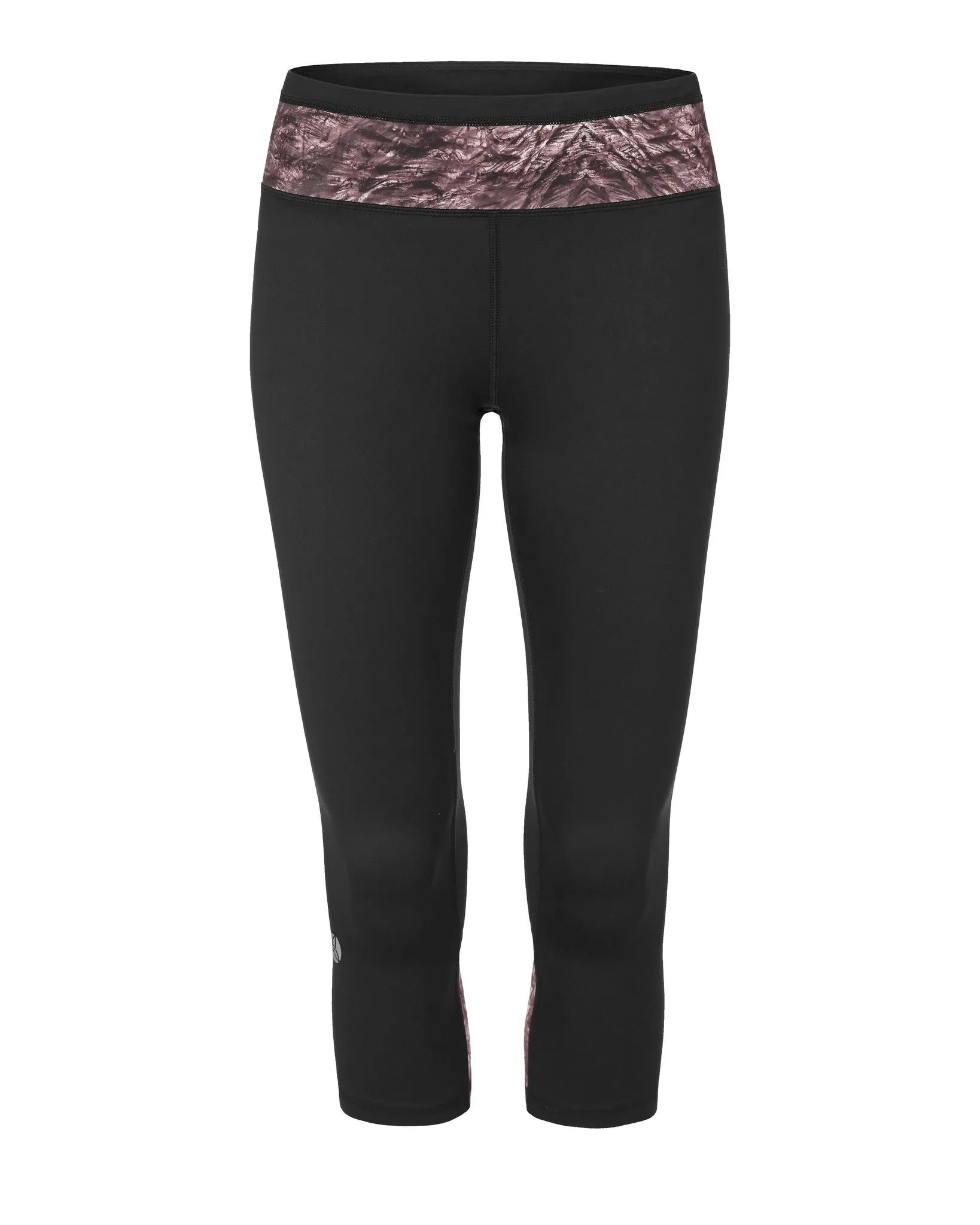 Vibeke - Lava - Performance Crop Compression Tights