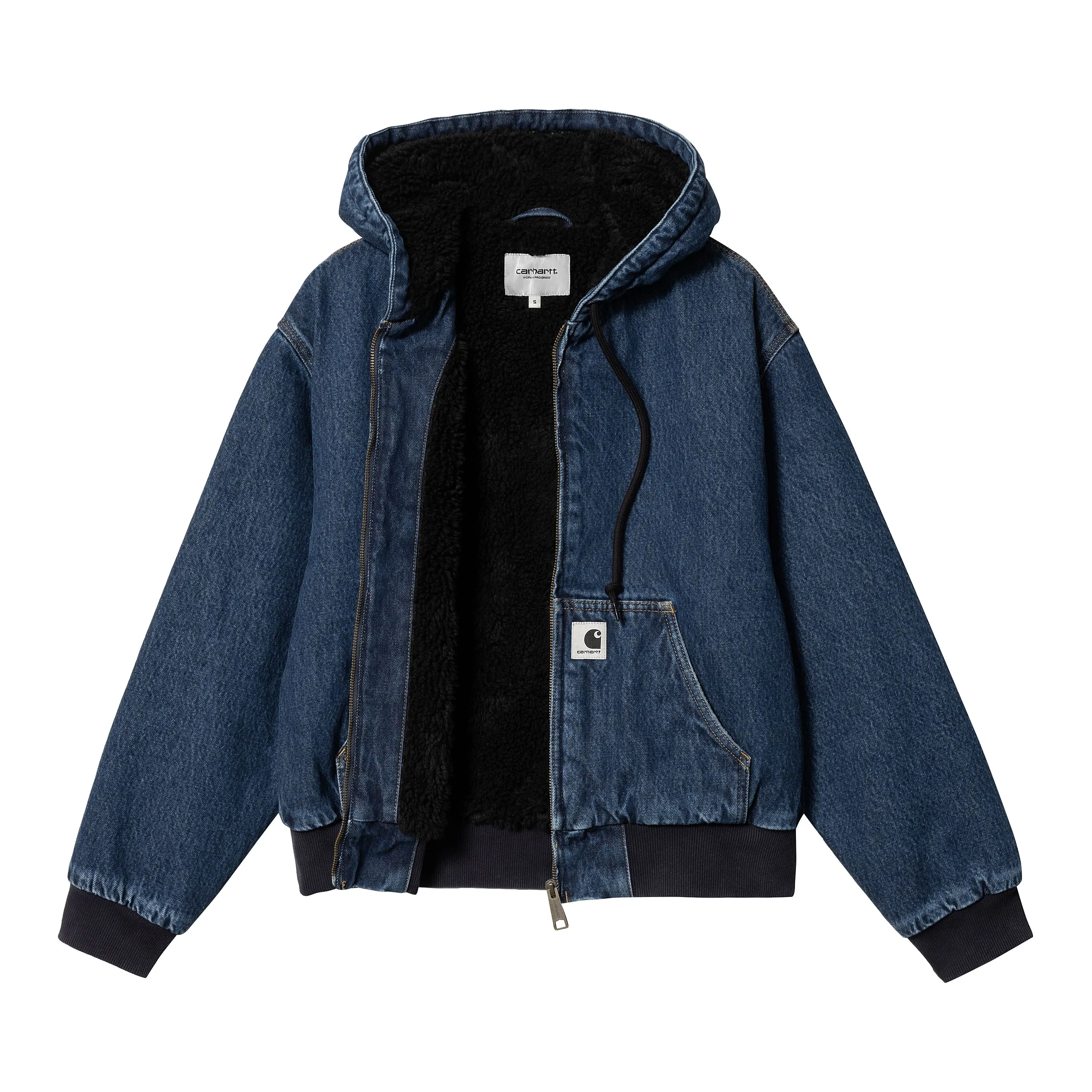 W' OG ACTIVE JACKET BLUE STONE WASHED