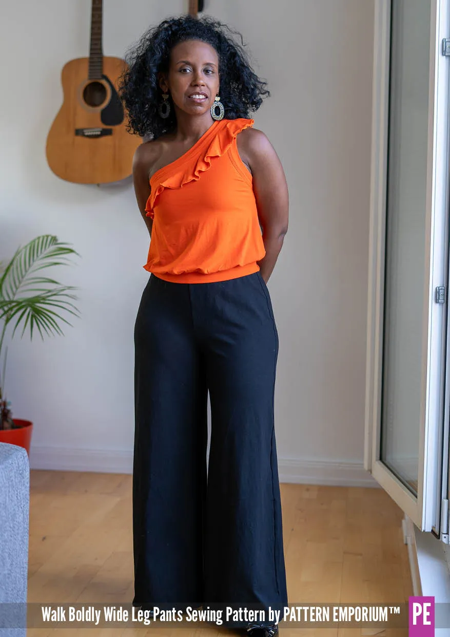 Walk Boldly | Wide Leg Pants Sewing Pattern