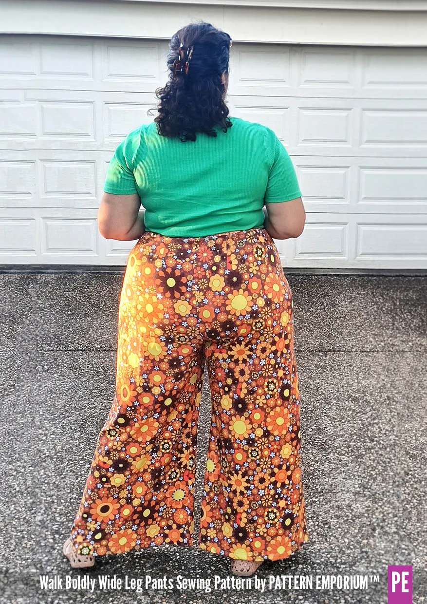 Walk Boldly | Wide Leg Pants Sewing Pattern