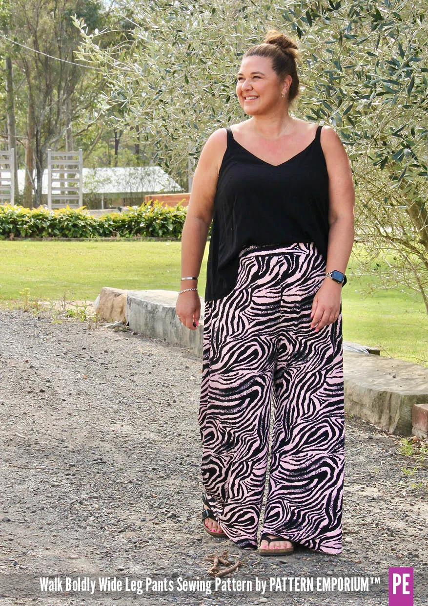 Walk Boldly | Wide Leg Pants Sewing Pattern