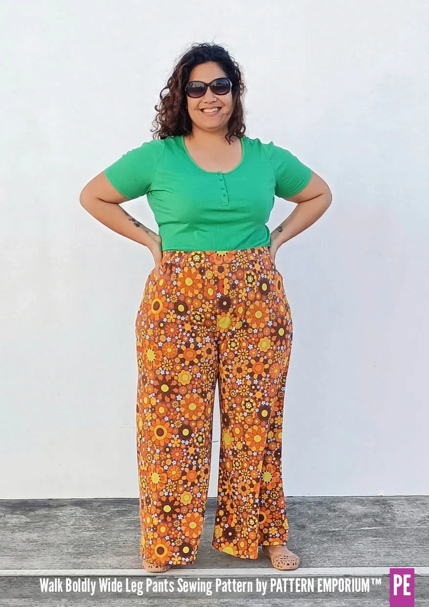 Walk Boldly | Wide Leg Pants Sewing Pattern