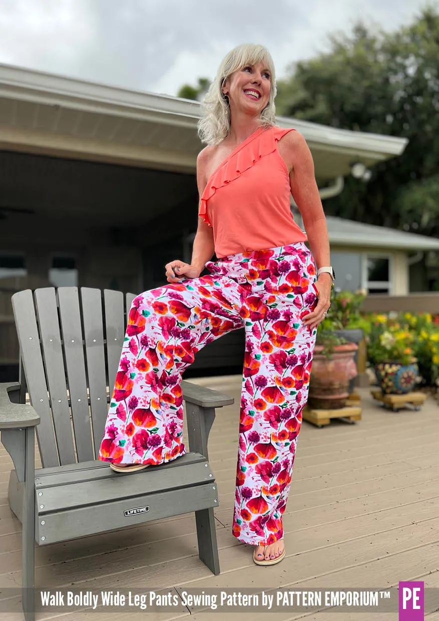 Walk Boldly | Wide Leg Pants Sewing Pattern