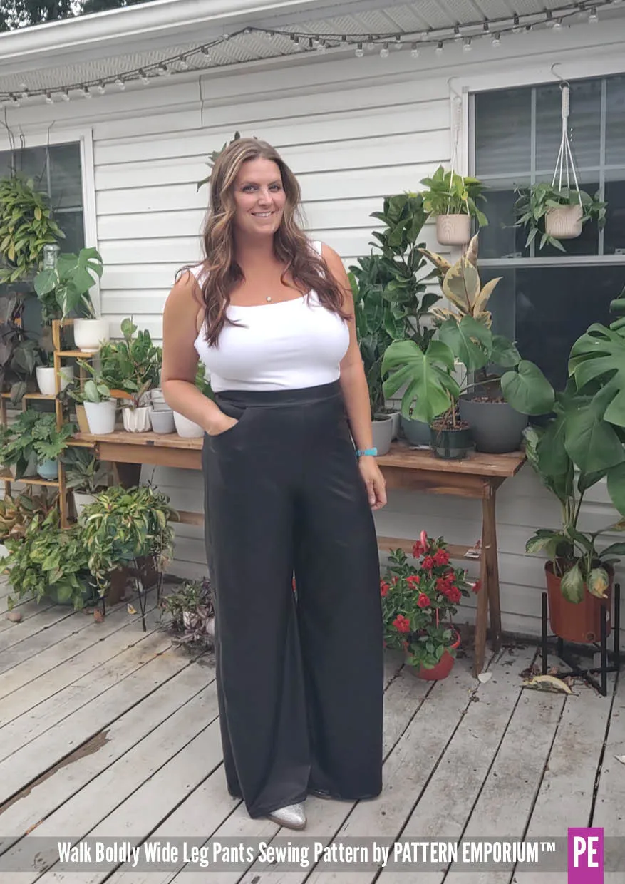 Walk Boldly | Wide Leg Pants Sewing Pattern