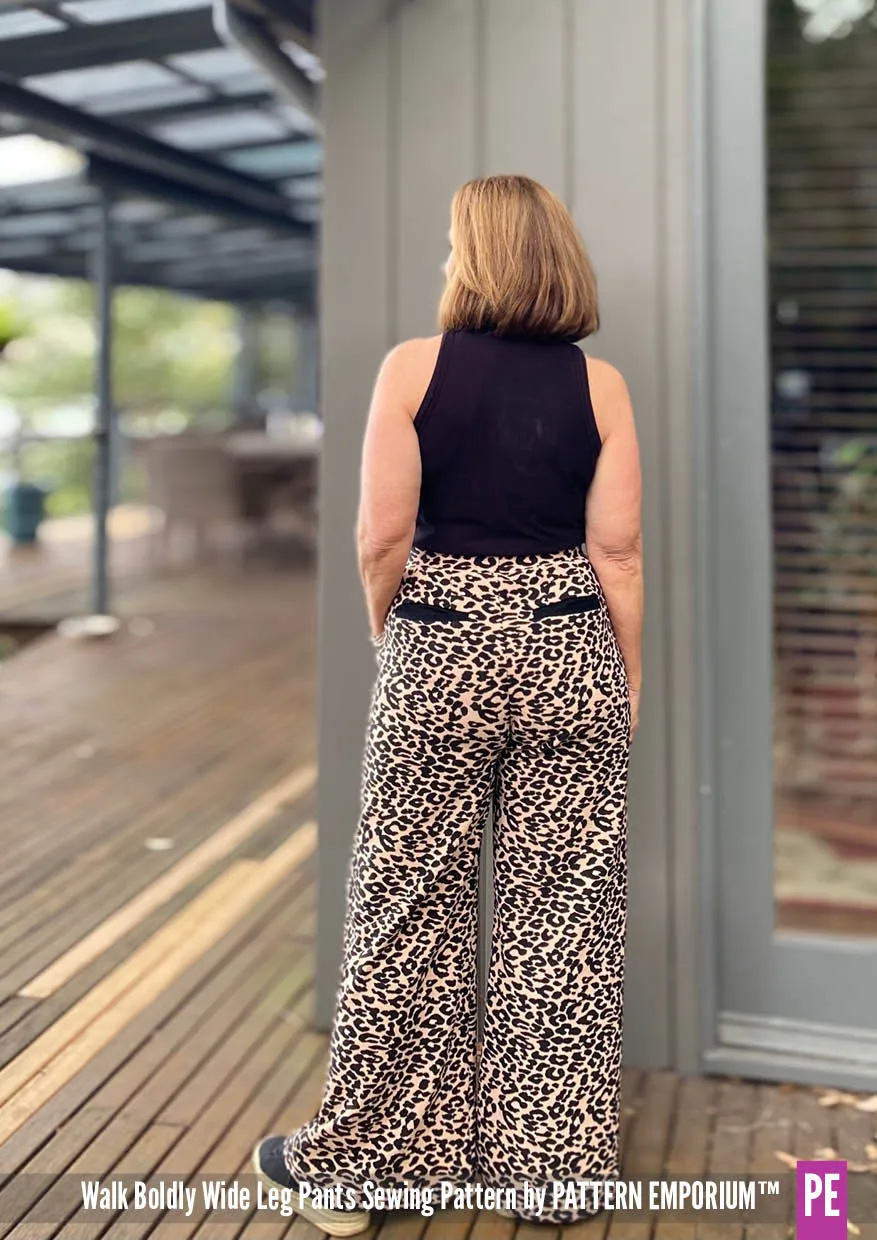 Walk Boldly | Wide Leg Pants Sewing Pattern