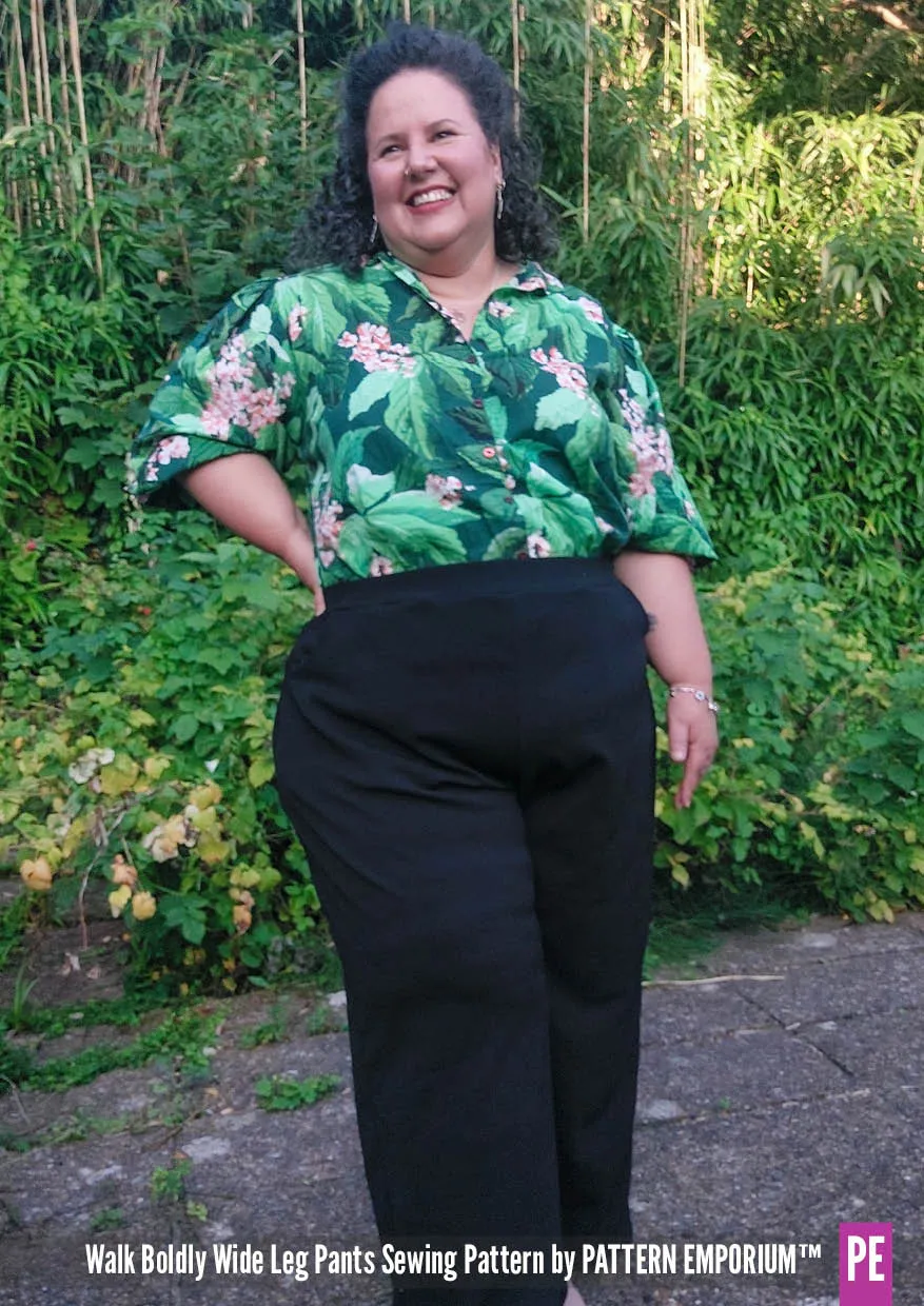 Walk Boldly | Wide Leg Pants Sewing Pattern