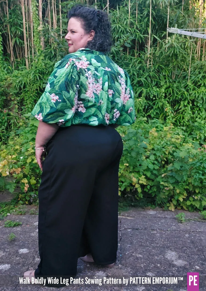 Walk Boldly | Wide Leg Pants Sewing Pattern