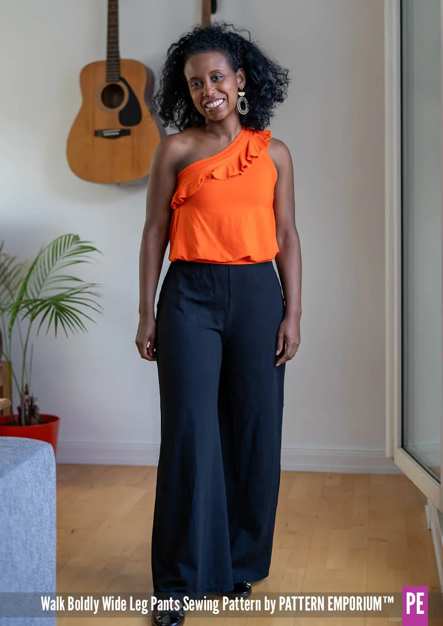 Walk Boldly | Wide Leg Pants Sewing Pattern