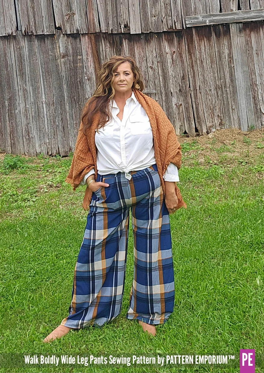 Walk Boldly | Wide Leg Pants Sewing Pattern