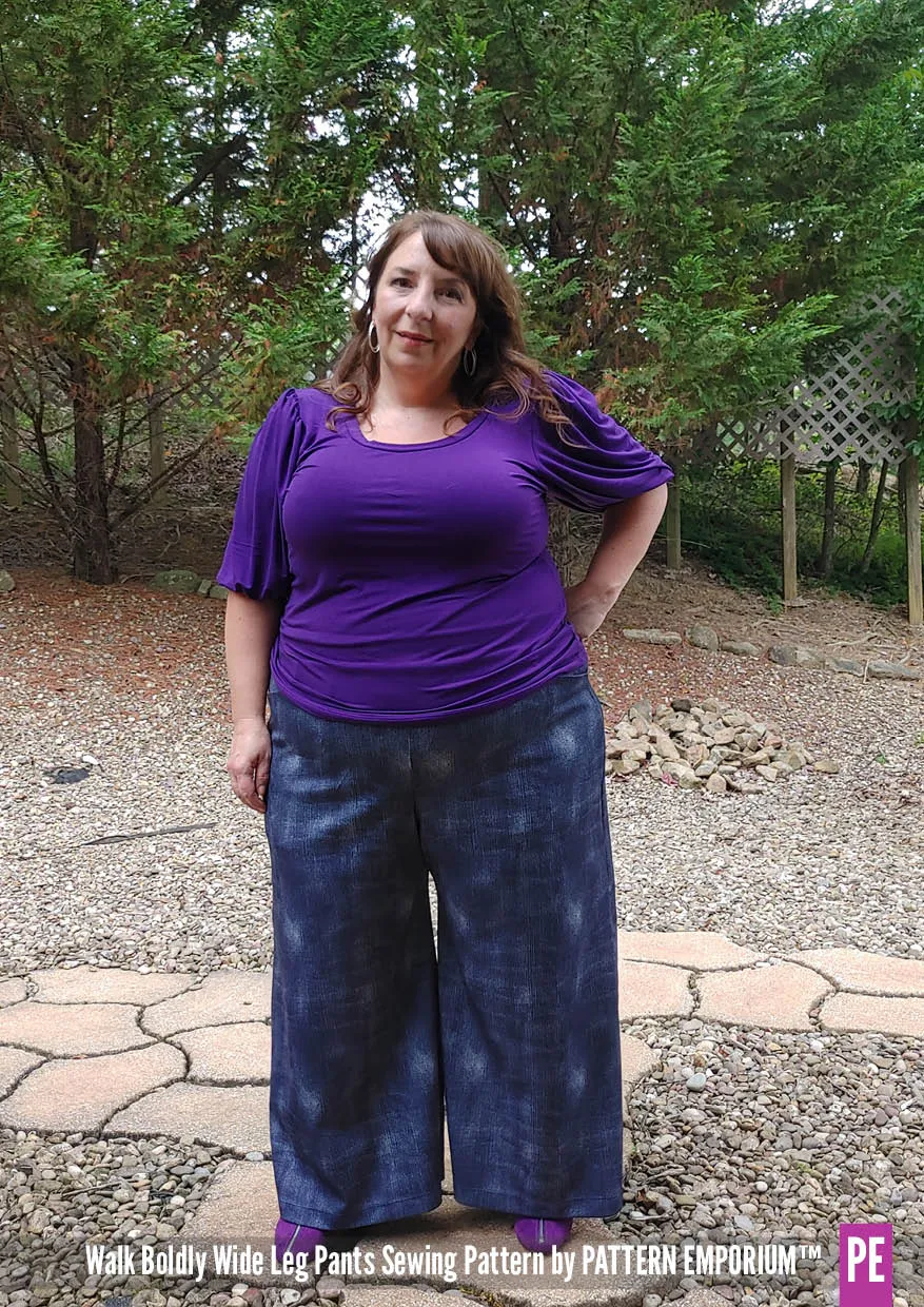 Walk Boldly | Wide Leg Pants Sewing Pattern