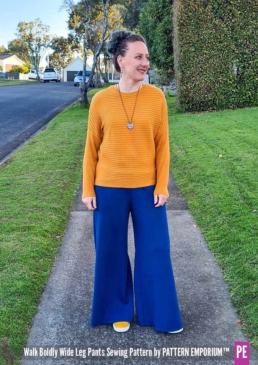 Walk Boldly | Wide Leg Pants Sewing Pattern