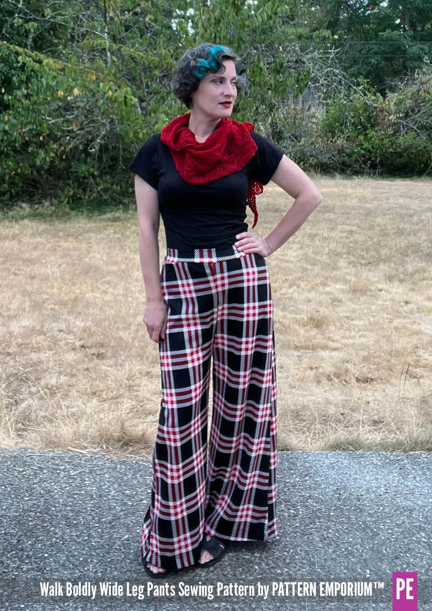 Walk Boldly | Wide Leg Pants Sewing Pattern