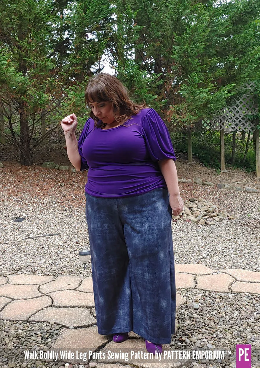 Walk Boldly | Wide Leg Pants Sewing Pattern