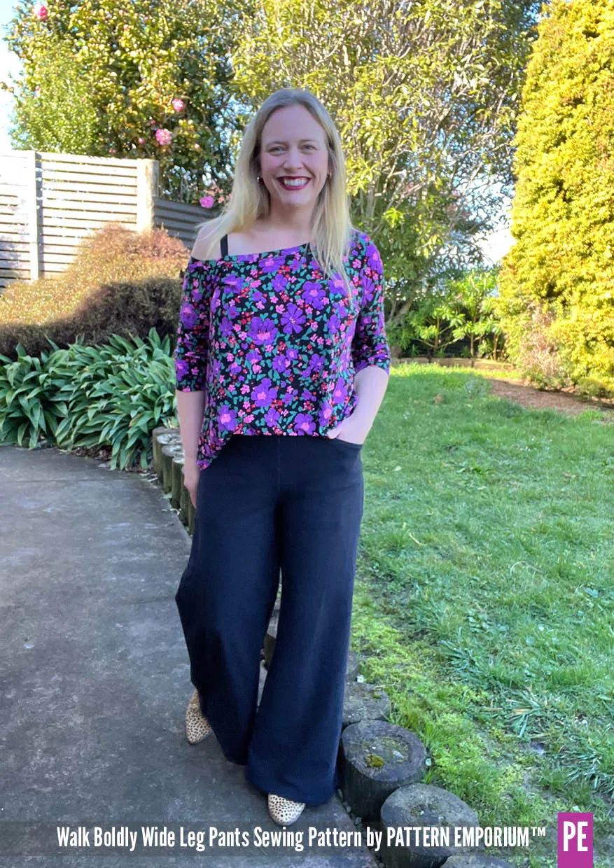 Walk Boldly | Wide Leg Pants Sewing Pattern