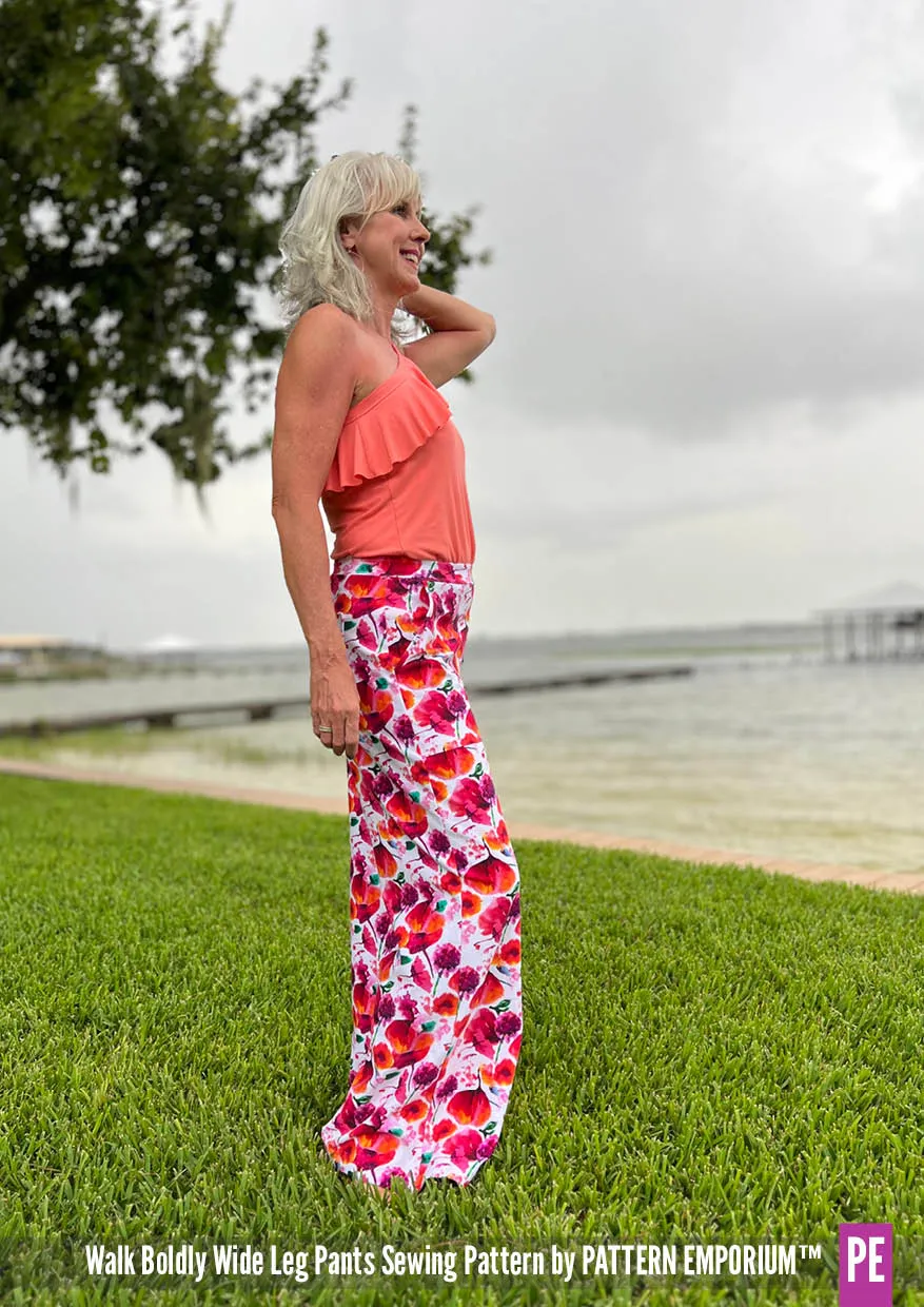 Walk Boldly | Wide Leg Pants Sewing Pattern