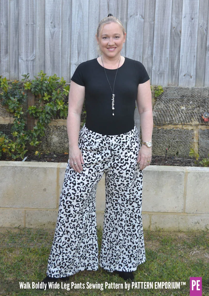 Walk Boldly | Wide Leg Pants Sewing Pattern