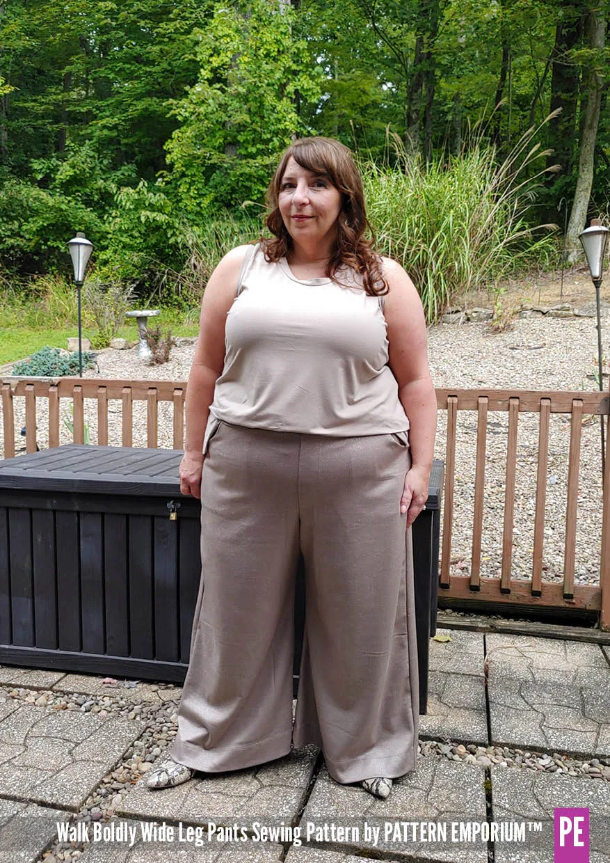 Walk Boldly | Wide Leg Pants Sewing Pattern