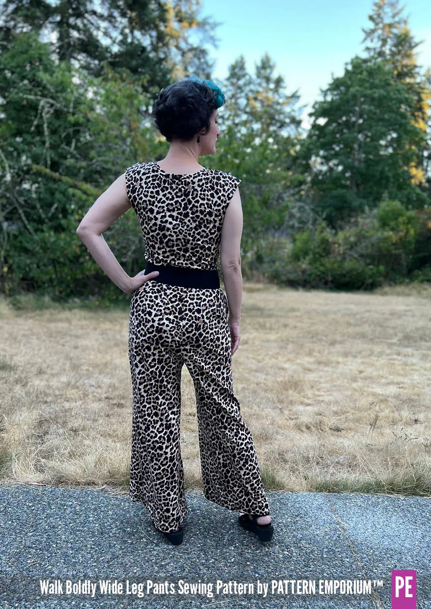 Walk Boldly | Wide Leg Pants Sewing Pattern