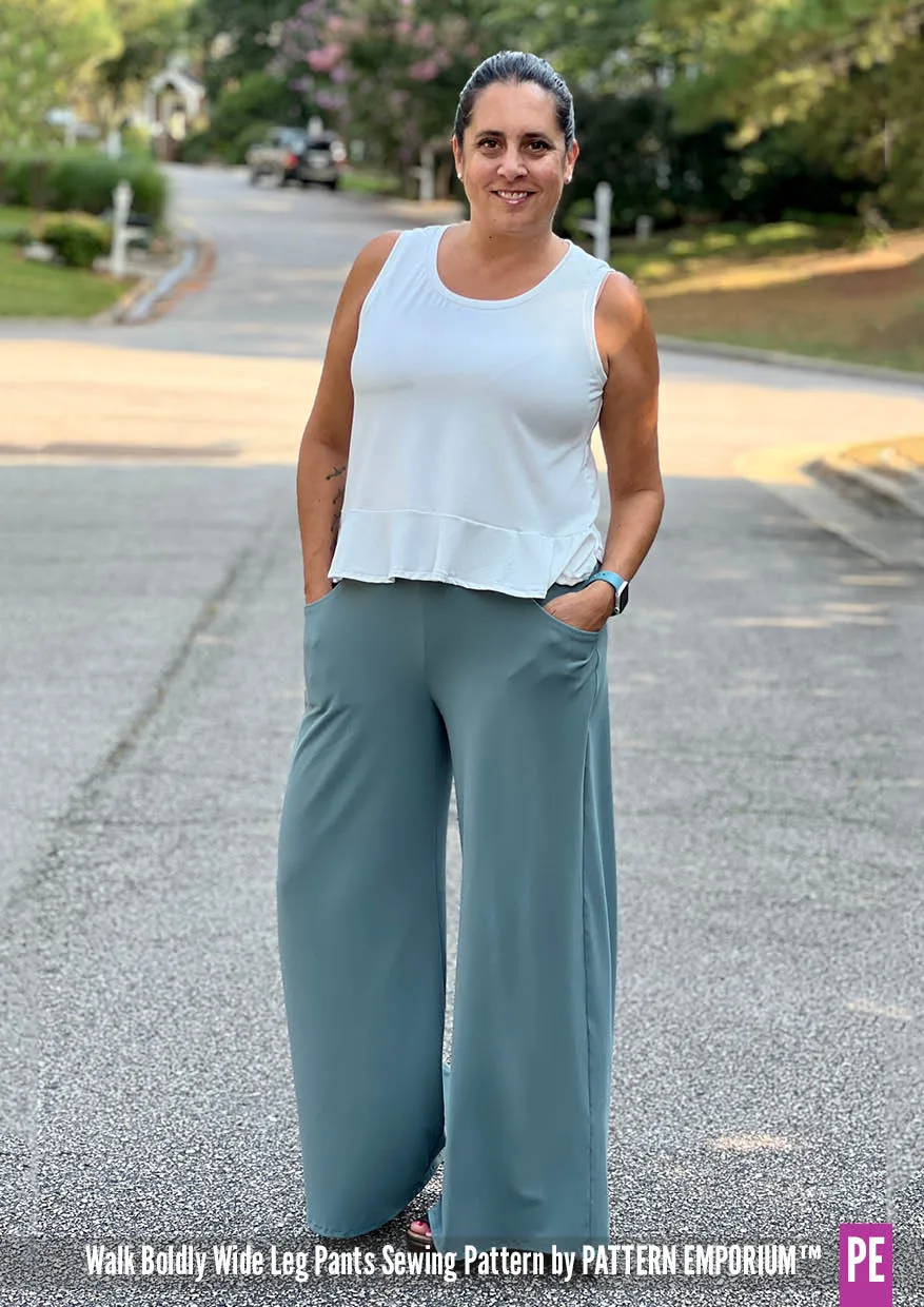 Walk Boldly | Wide Leg Pants Sewing Pattern