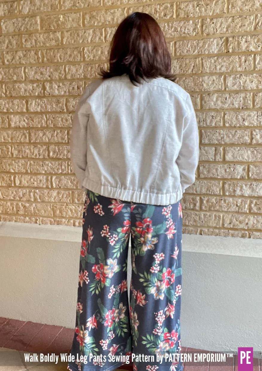 Walk Boldly | Wide Leg Pants Sewing Pattern