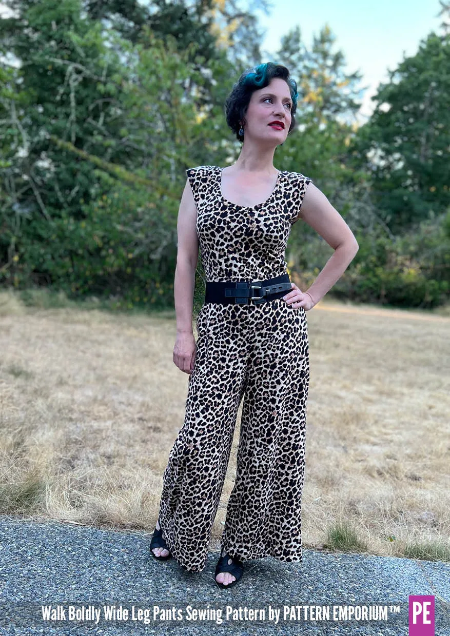 Walk Boldly | Wide Leg Pants Sewing Pattern