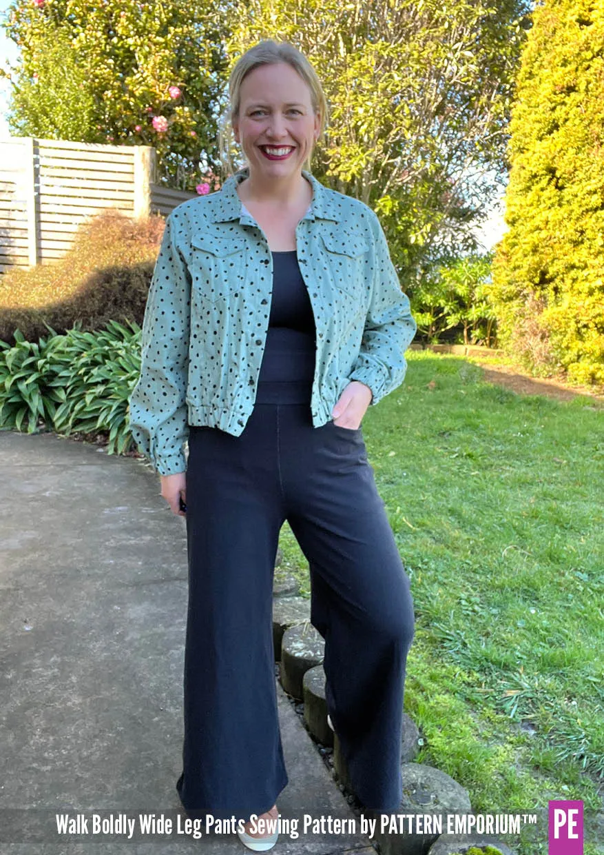 Walk Boldly | Wide Leg Pants Sewing Pattern