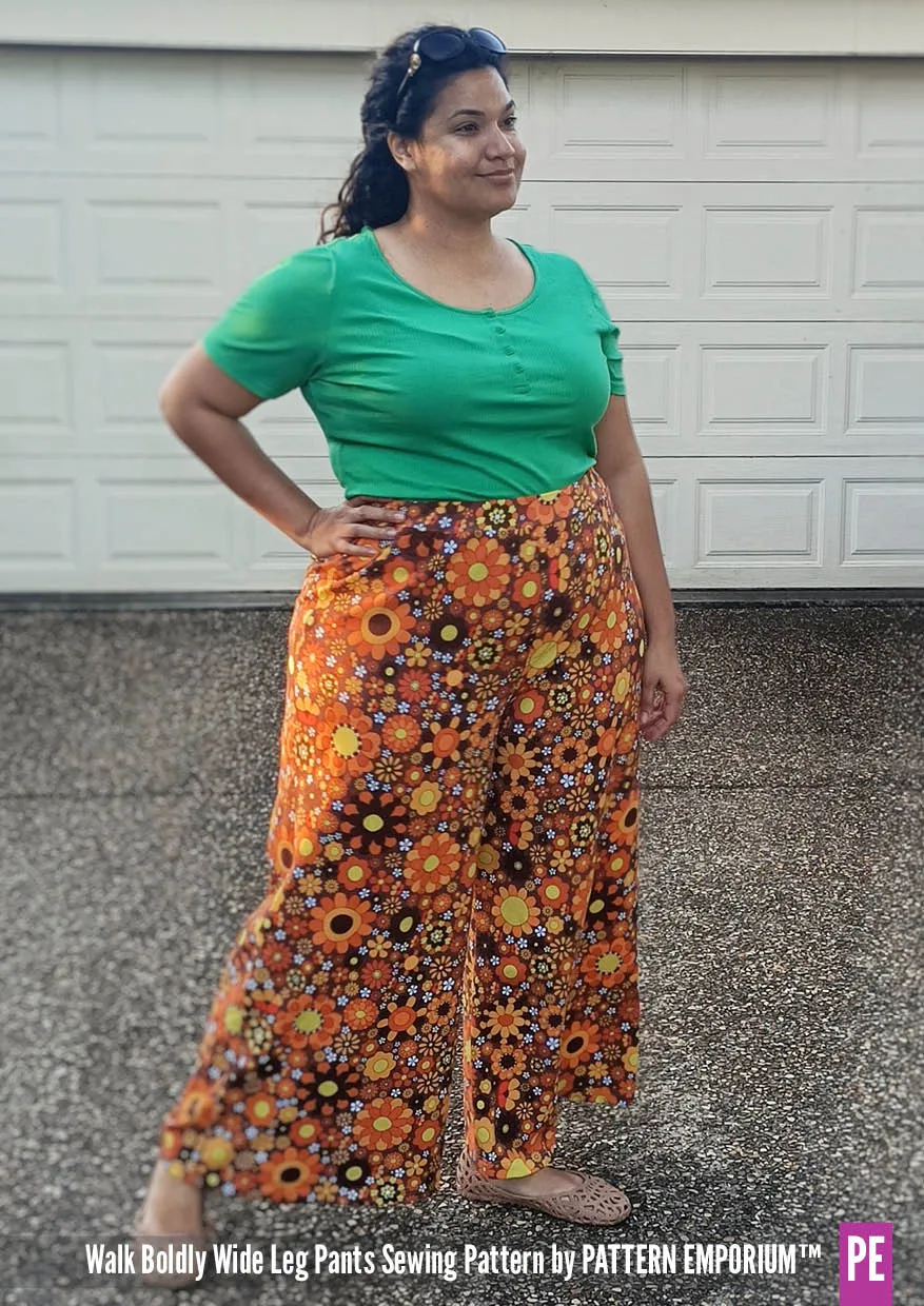 Walk Boldly | Wide Leg Pants Sewing Pattern