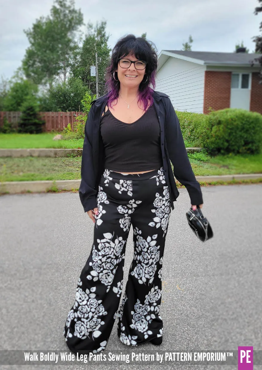 Walk Boldly | Wide Leg Pants Sewing Pattern