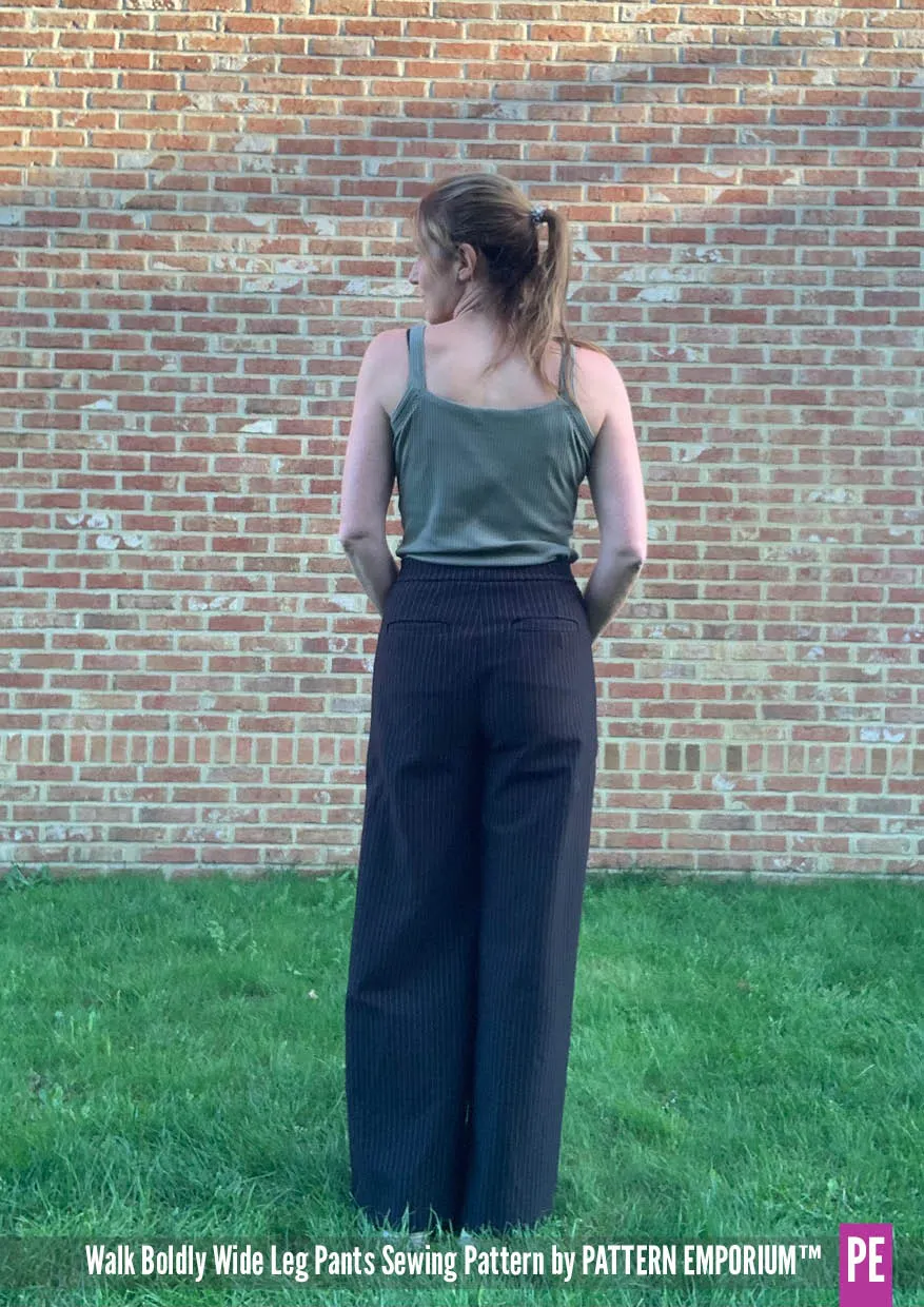 Walk Boldly | Wide Leg Pants Sewing Pattern