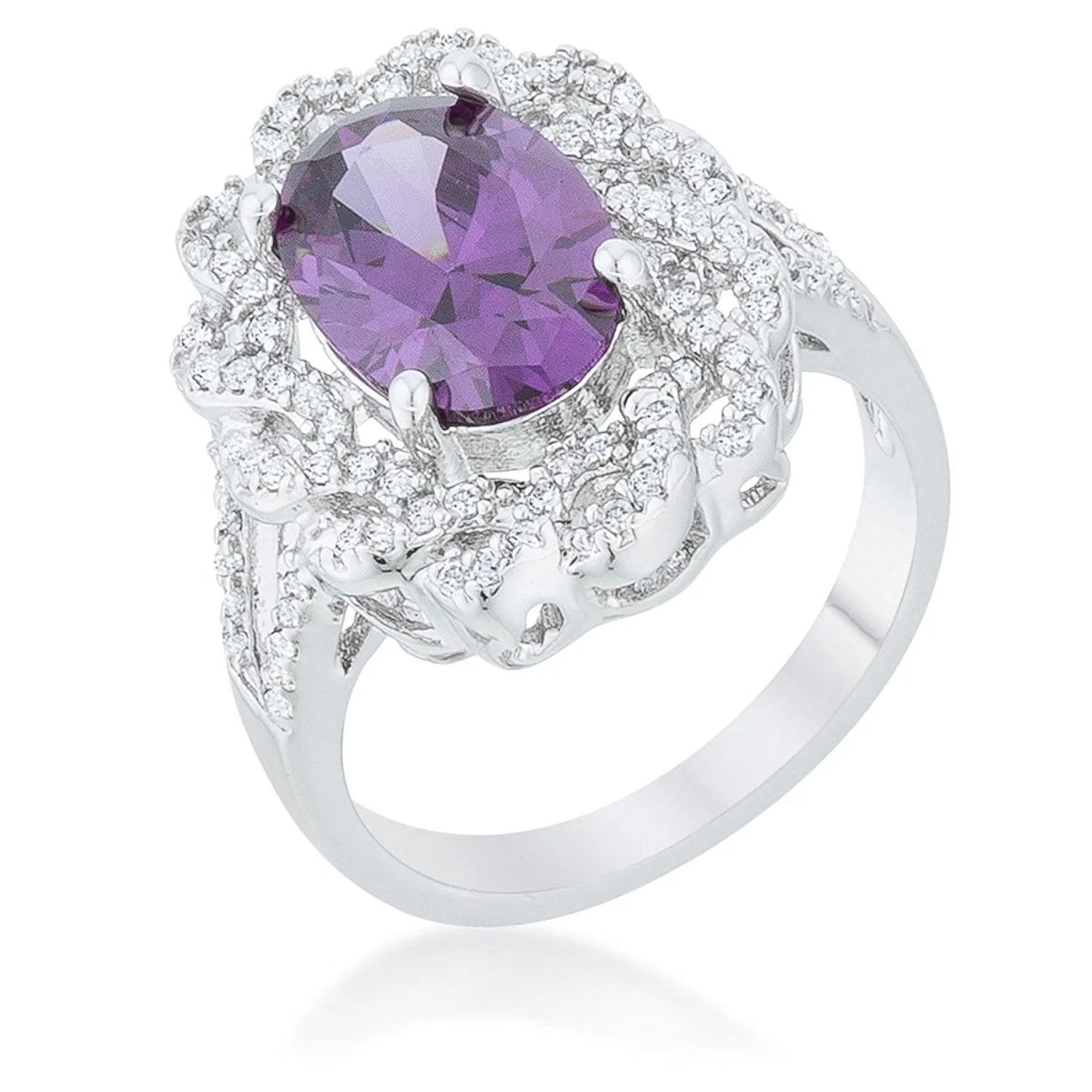 WildKlass Amethyst Oval Classic Ring