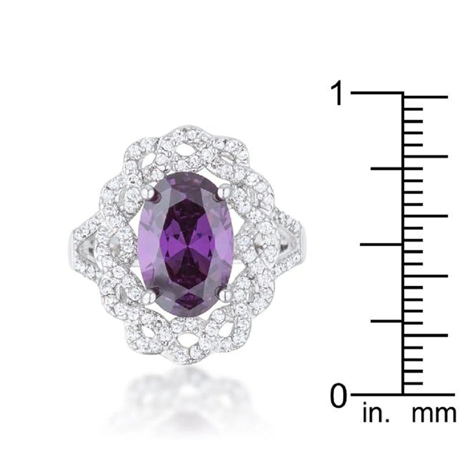 WildKlass Amethyst Oval Classic Ring