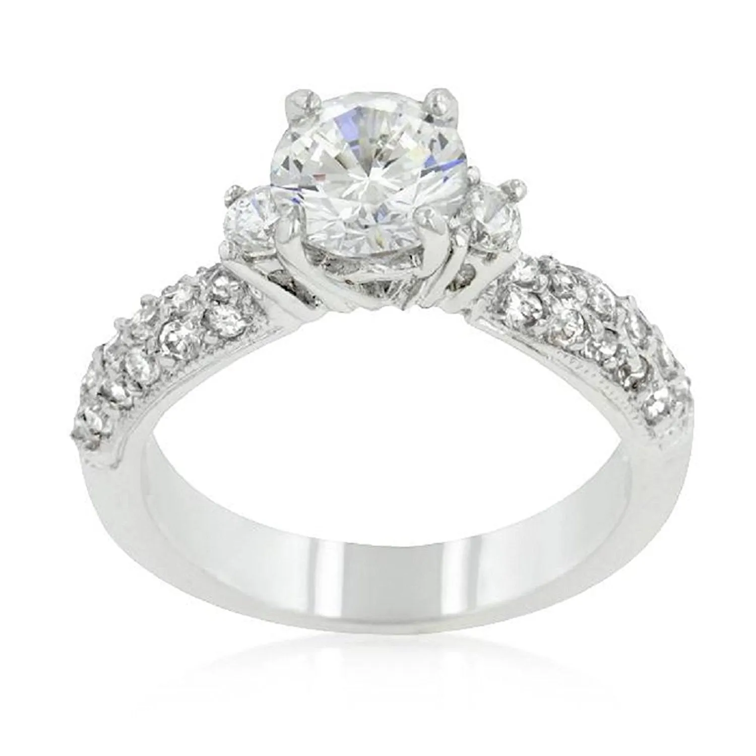 WildKlass Classic Pave Bridal Ring