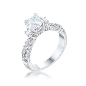 WildKlass Classic Pave Bridal Ring