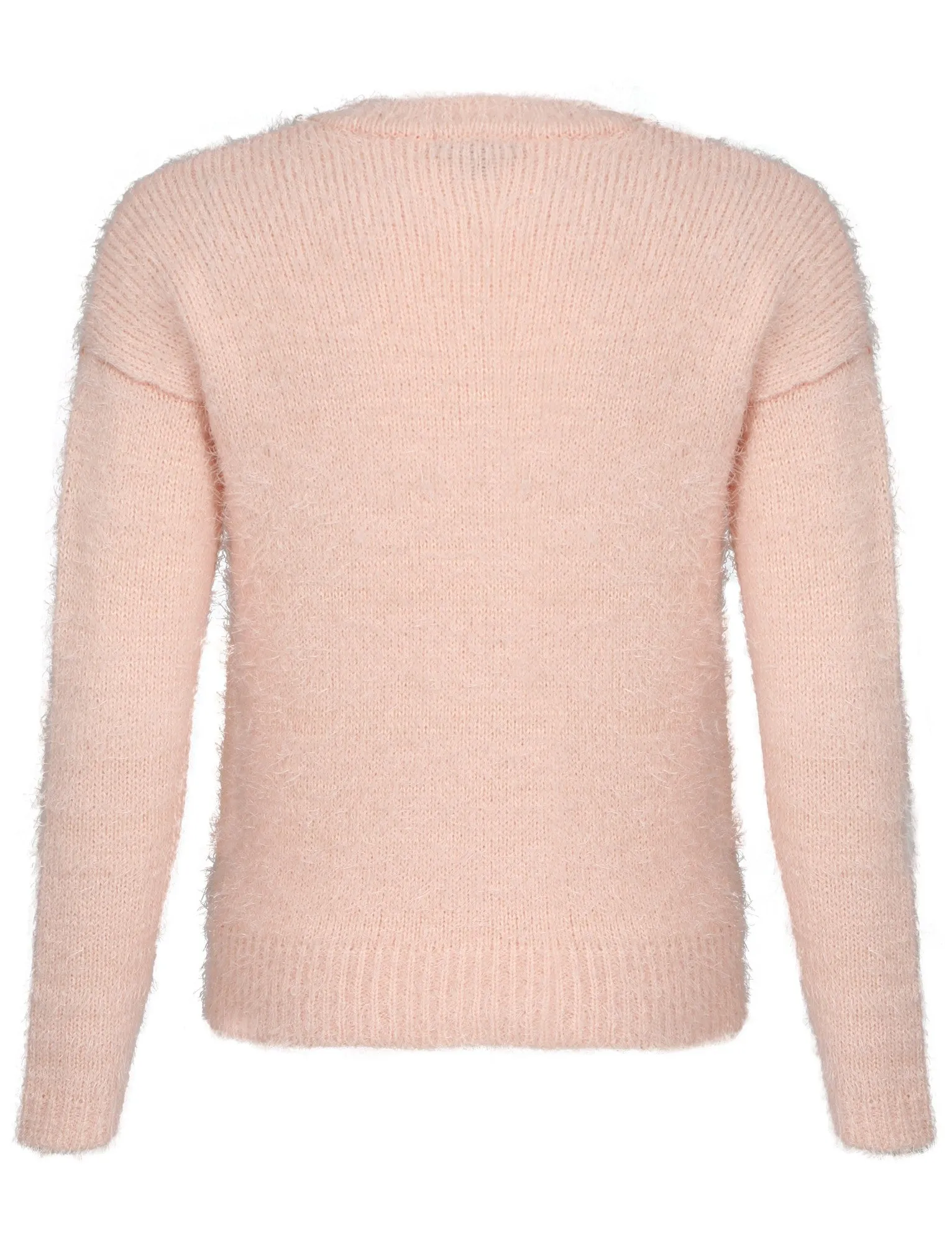 Womens Amara Reya Teasel Crew Neck Jumper in Scallop Shell