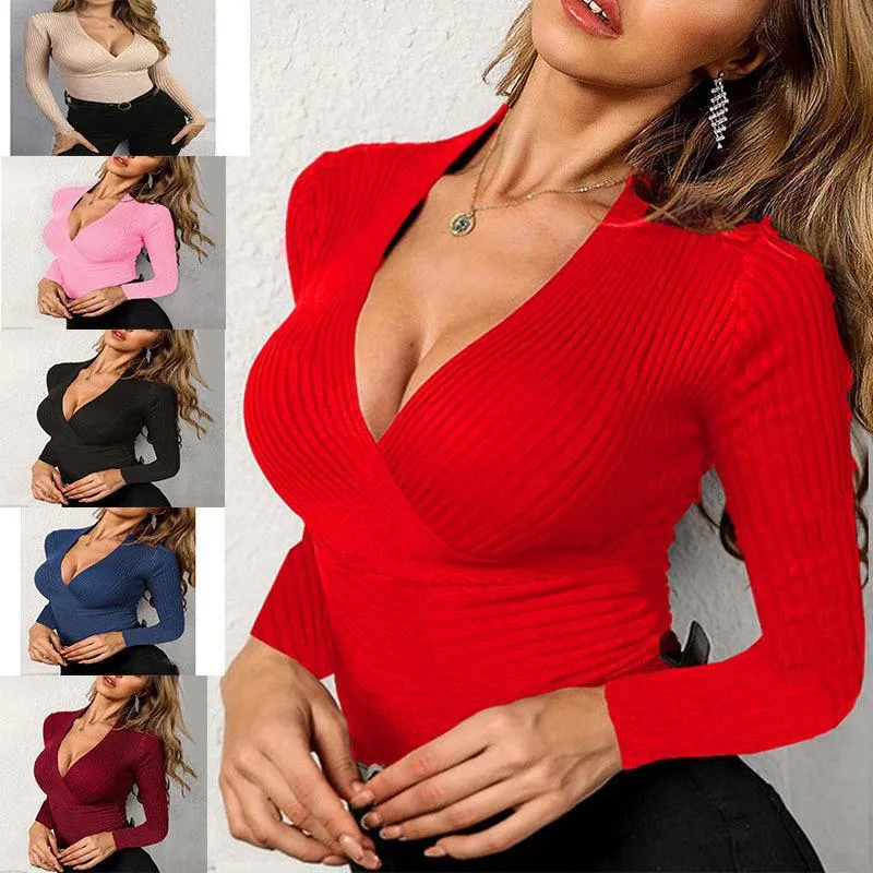 Women's Intellectual Style Elegant Knitted Pullover Long-sleeved Blouses