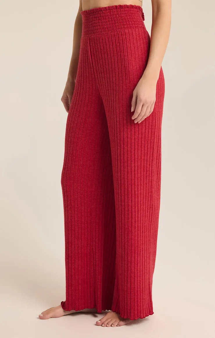 Z SUPPLY Dawn Smocked Rib Pant